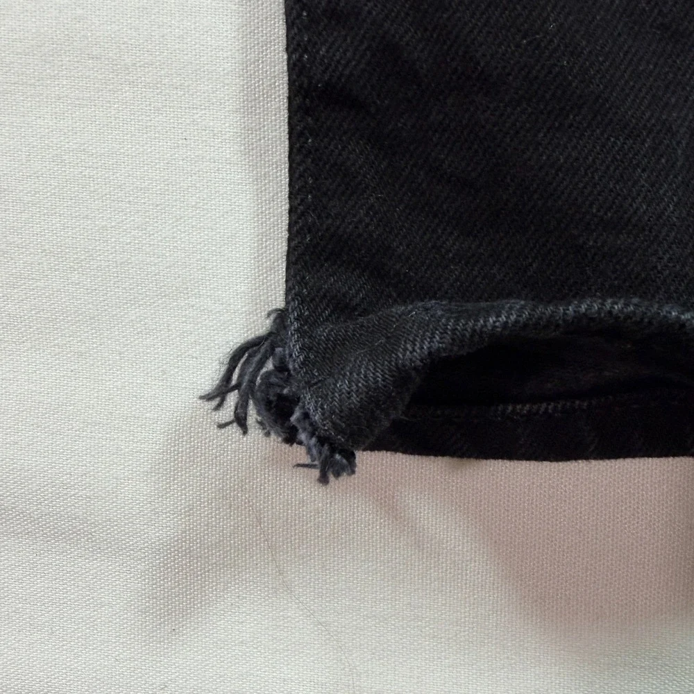 Levi's 501 Original Fit Jeans Mens W36 L36 Black Button Fly Straight Leg